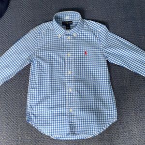 New with tag Ralph Lauren button down shirt size 7